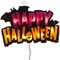 Impact Innovations Impact 16" Lighted "Happy Halloween" Sign Window Silhouette Decoration